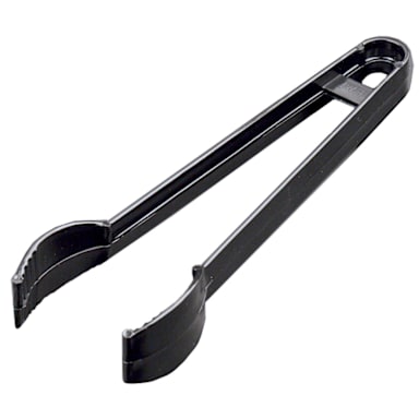Fineline Setting 3307-BK Plastic 7" Party Tray Tong
