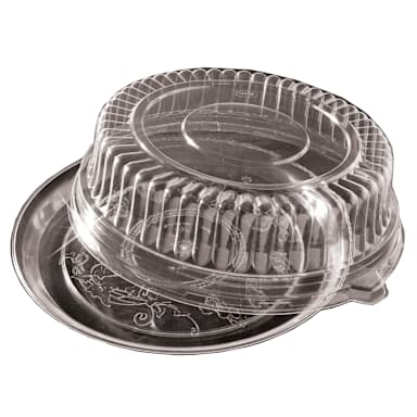 Fineline Setting 9201-L Clear 12" Dome Lid For Round Tray