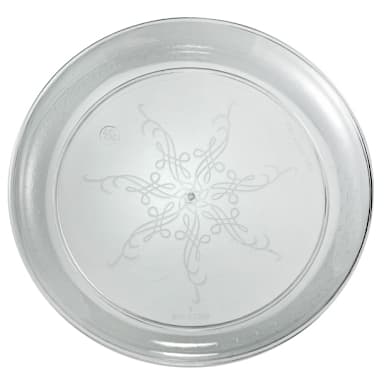 Fineline Setting 309 Clear Plastic 9" Plate