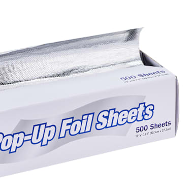 Darling Foodservice 12 x 10-3/4" Interfolded Foil Sheets - 3000 / CS