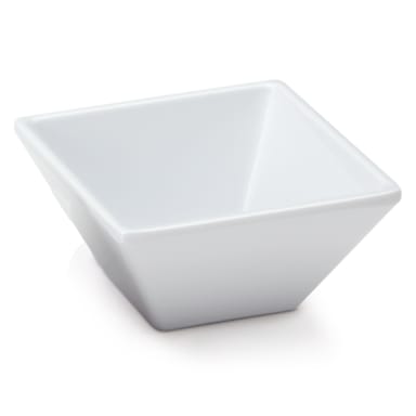 G.E.T. ML-257-W Siciliano White 3 Oz. Square Petite Bowl