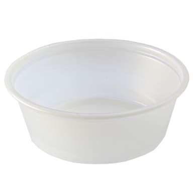 Fabri-Kal 9505194 Translucent 1.5 Ounce Squat Portion Cup - 2500 / CS