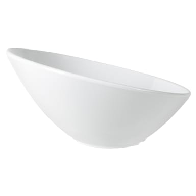 G.E.T. B-788-W San Michele White Melamine Cascading 16 Oz. Bowl