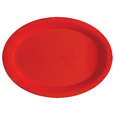 G.E.T. OP-120-RSP Red Sensation Melamine 12" x 9" Platter - Dozen