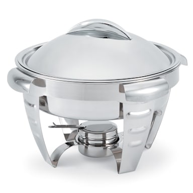 Vollrath® 49522 Maximillian Steel™ 6 Quart Round Chafer