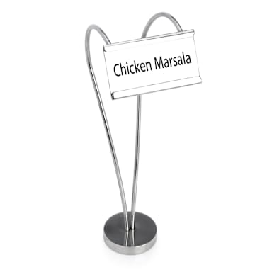 Eastern Tabletop 9595 Stainless Steel 8.5" Menu Stand