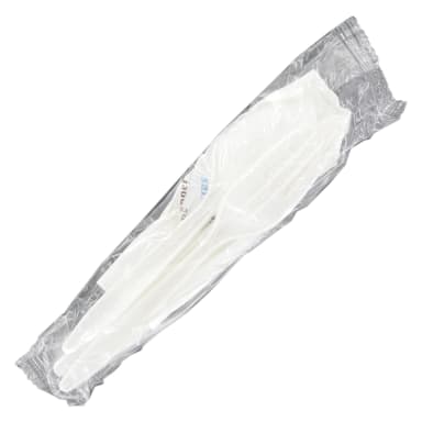 Empress E176000 White Medium-Weight Cutlery Kit
