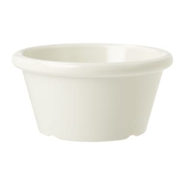 G.E.T. S-660-W/BO White Melamine 6 Oz. Ramekin - Dozen