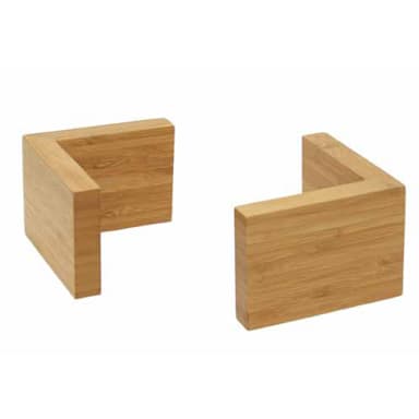 FOH BHO033BBB20 B3 Small Bamboo 4-Piece Riser - Set