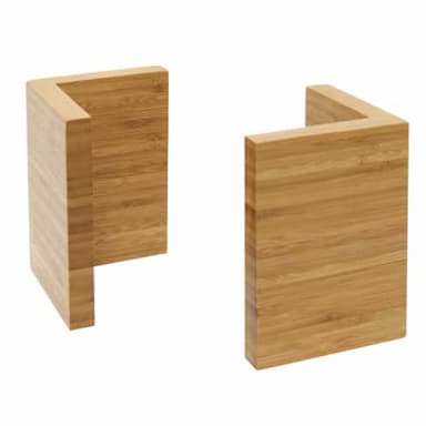 FOH BHO032BBB20 B3 Large Bamboo 2-Piece Riser - Set