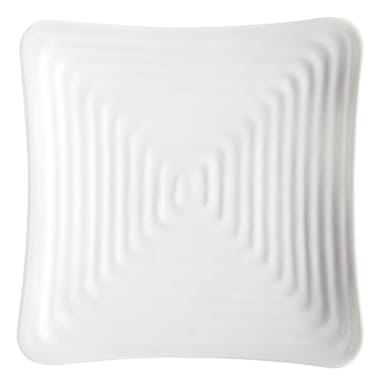 G.E.T. ML-60-W Milano White 6" Square Plate