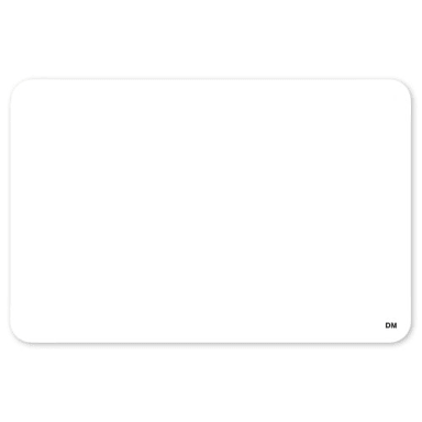 DayMark 113575 DissolveMark 2" x 3" White Blank Label