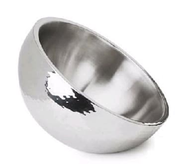 Eastern Tabletop 7212 Hammered 160 Ounce Dual Angle Insulated Bowl