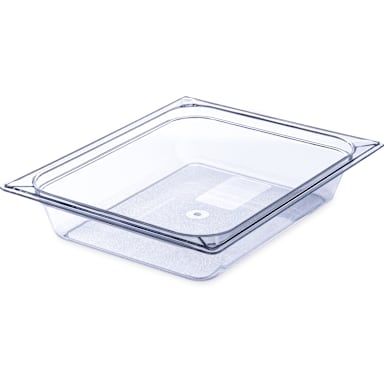 Carlisle 10220B07 StorPlus Clear Half Size 2.5" Food Pan