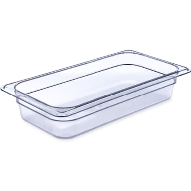 Carlisle 3066007 StorPlus Clear 1/3-Size x 2-1/2" D Food Pan
