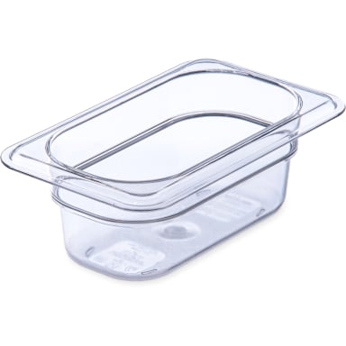 Carlisle 3068607 StorPlus Clear 1/9-Size x 2-1/2" D Food Pan
