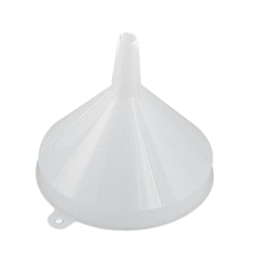 Browne Foodservice 368 Polyethylene 8 Oz. One-Piece Funnel