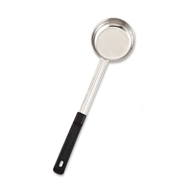 Browne Foodservice 5757460 S/S Solid 6 Oz Portioner with Black Handle