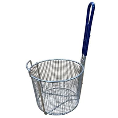 AyrKing B122 Plated Wire 9" Round Dip Basket