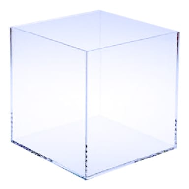 Cal-Mil 1395-12 Cater Choice 5 x 5 x 3" Acrylic Insert Tray