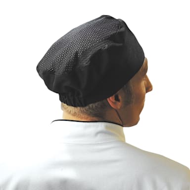 Uncommon Thread BB3094BK Cotton Twill Elastic Back Mesh Beanie Cap