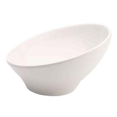 Elite Global Solutions M9-NW Pappasan 28 Oz. White Round Bowl