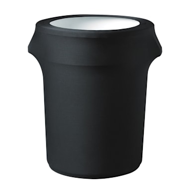 Snap Drape CONTOURCOVERTRASH-55 Chocolate Cover For 55 Gal. Trash Can