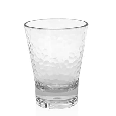 FOH ADO004CLT23 Drinkwise 14 Ounce Hammered Rocks Glass