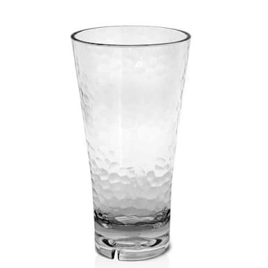 FOH AHB003CLT23 Drinkwise 18 Ounce Hammered Highball Glass
