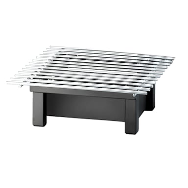 Cal-Mil 1348-12-13 Black 12 x 12" Modern Style Cook N Serve Riser