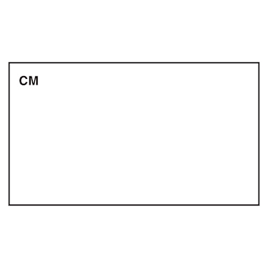 DayMark IT120530 DM3 White Blank Date Coder Label - 1000 / RL