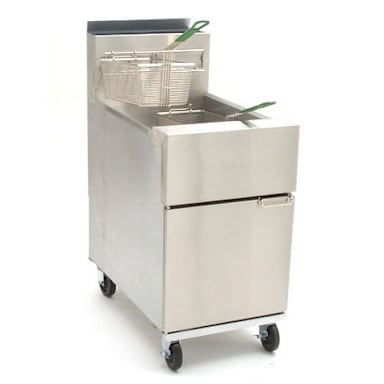 Dean® SR162G Super Runner Natural Gas 60-75 Lb Fat Capacity Fryer