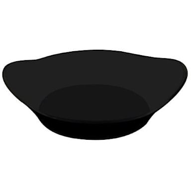 EMI Yoshi® Small Wonders Black Plastic 1.2 Oz. Relish Dish