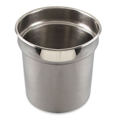 Browne Foodservice 575584 S/S 4 Qt. Inset Pan for 6.5" Opening