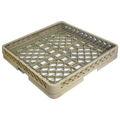 Traex TR13AW Beige Low Profile Rack w/ Hold Down Grid and Large Holes