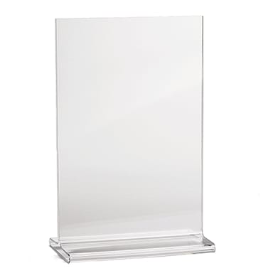 TableCraft 5070 Two-Sided Acrylic Menu Holder