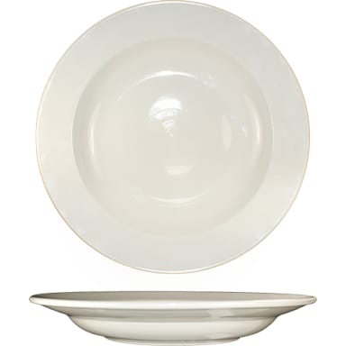 International Tableware RO-120 White 18 Oz Pasta Bowl