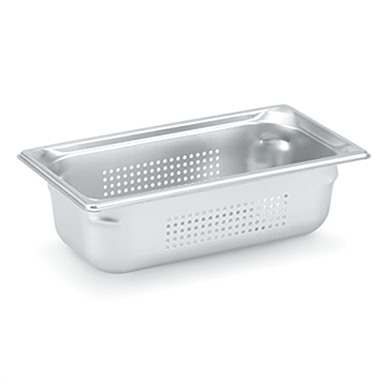 Vollrath 90313 Super Pan 3 1/3 Size x 1.5" D Perforated Food Pan