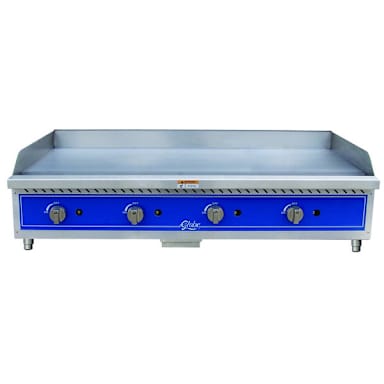 Globe Food Equipment GG48G Countertop Manual Control 48" Gas Griddle