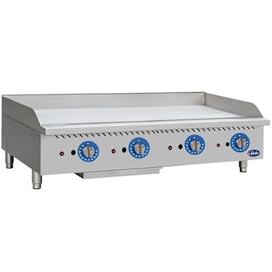 Globe Food Equipment GG48TG Countertop Thermostatic 48" Gas Griddle