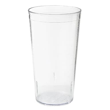 G.E.T. 6612-1-CL Textured Clear 12 Oz. Tumbler