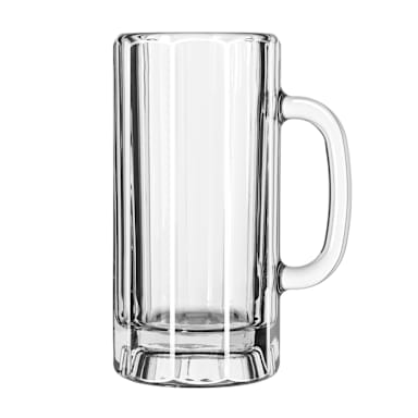 Libbey 5327 Clear 22 Ounce Paneled Mug
