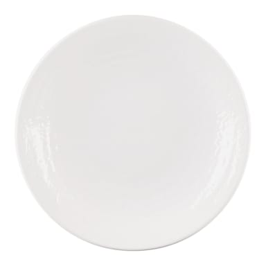 Elite Global Solutions D638RR-W Pebble Creek White Plate - 6 / CS