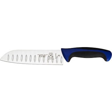 Mercer Culinary M22707BL Millennia® 7" Blue Santoku Knife