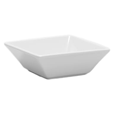 Tuxton GSP-531 Santorini 25 Oz. White Square Bowl
