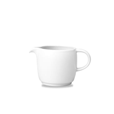 Churchill China WH FJ101 Compact 10 Oz. White Jug - 4 / CS