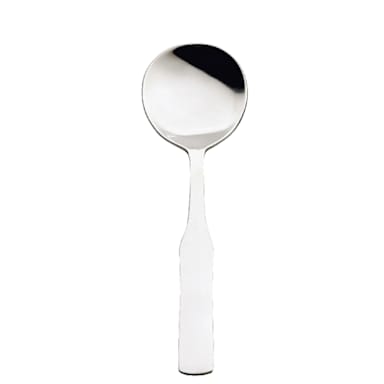 Browne Foodservice 502713 Elegance S/S 7" Round Soup Spoon - Dozen