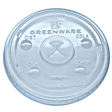 Fabri-Kal 9509112 Greenware X-Slot Lid with Flavor Buttons - 1000 / CS