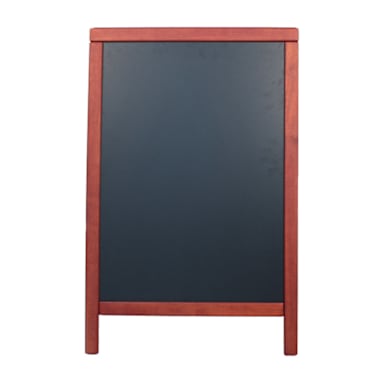 American Metalcraft SBDM85 Securit® Medium Mahogany Sandwich Board