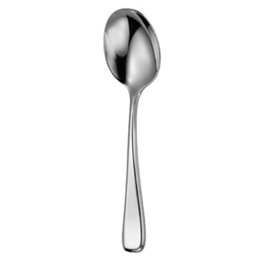 1880 Hospitality T936SRBF Perimeter S/S Round Bowl Soup Spoon - Dozen
